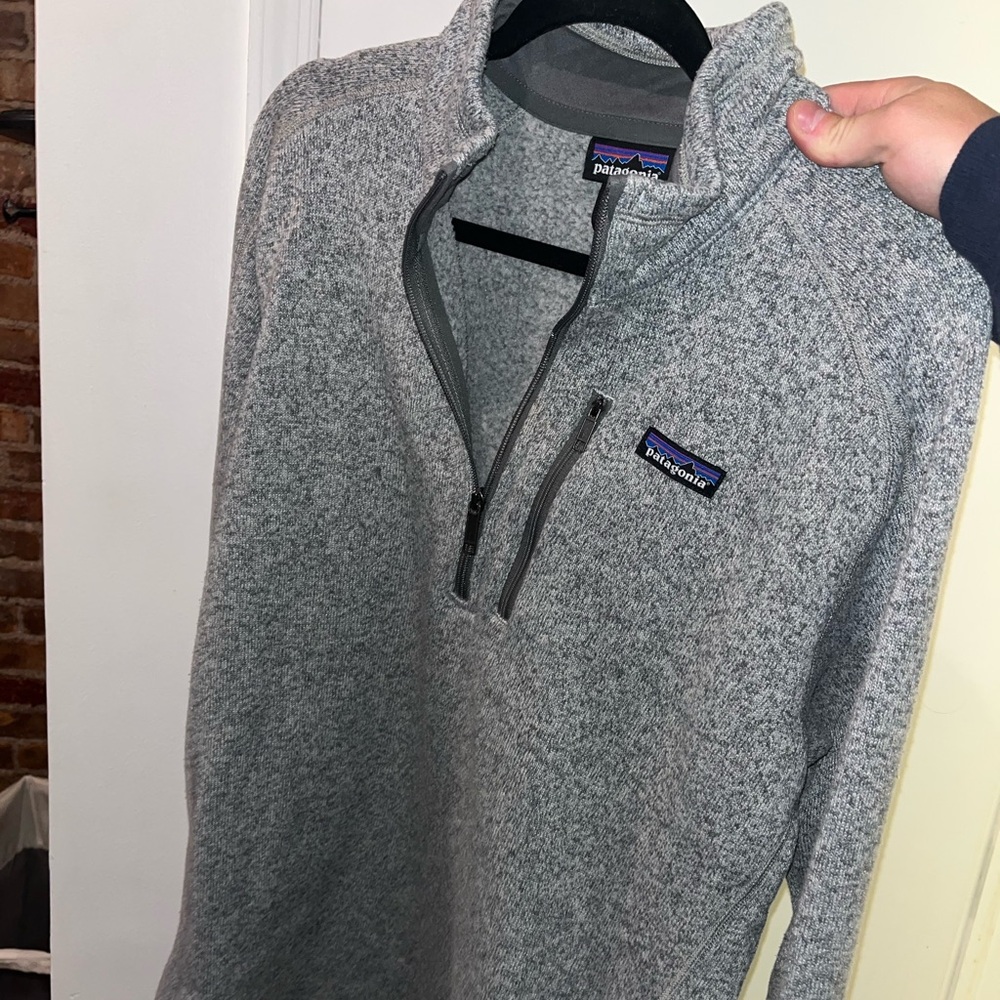 Men’s Gray Patagonia Fleece Pullover